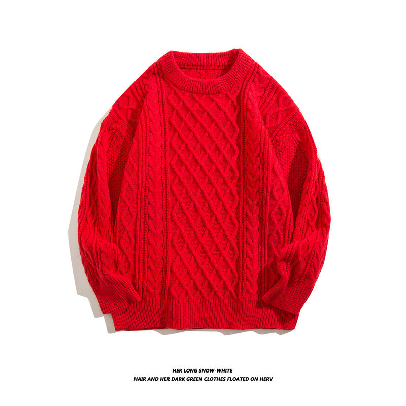 Men's Sweater Thickened Base Wool