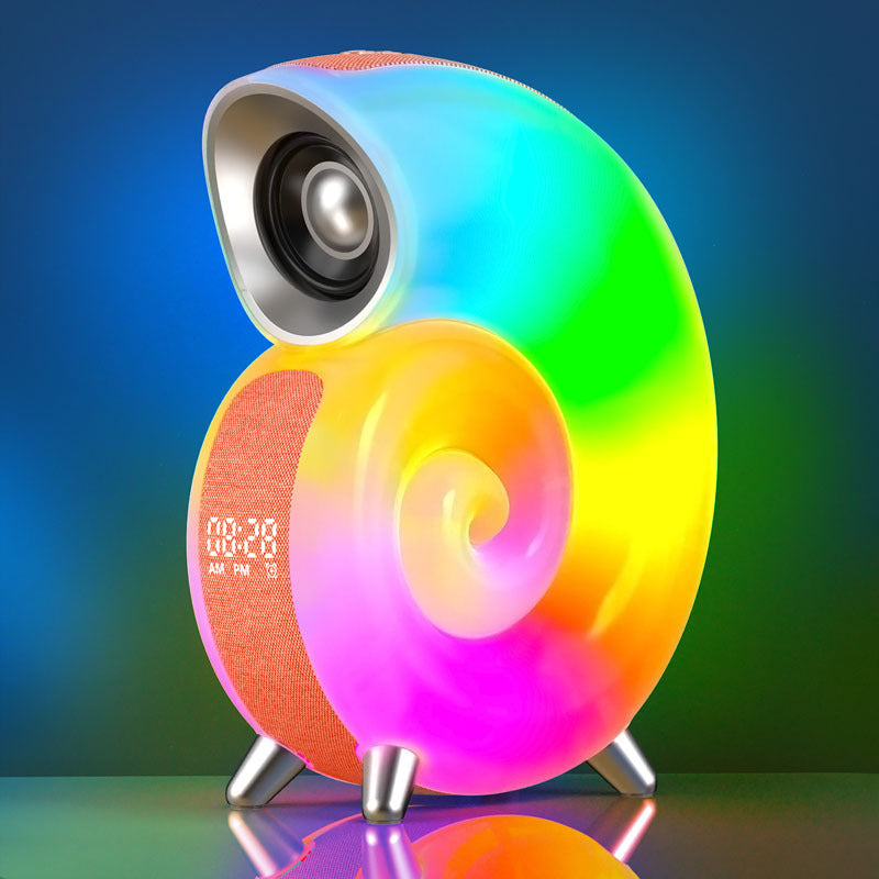 Conch Smart RGB Atmosphäre Licht Bluetooth Lautsprecher Wecker Wecklampe Weißes Rauschen Maschine Für Schlafendes Baby APP Steuerung