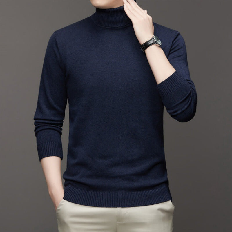 Men's Turtleneck Sweater Winter Thickening