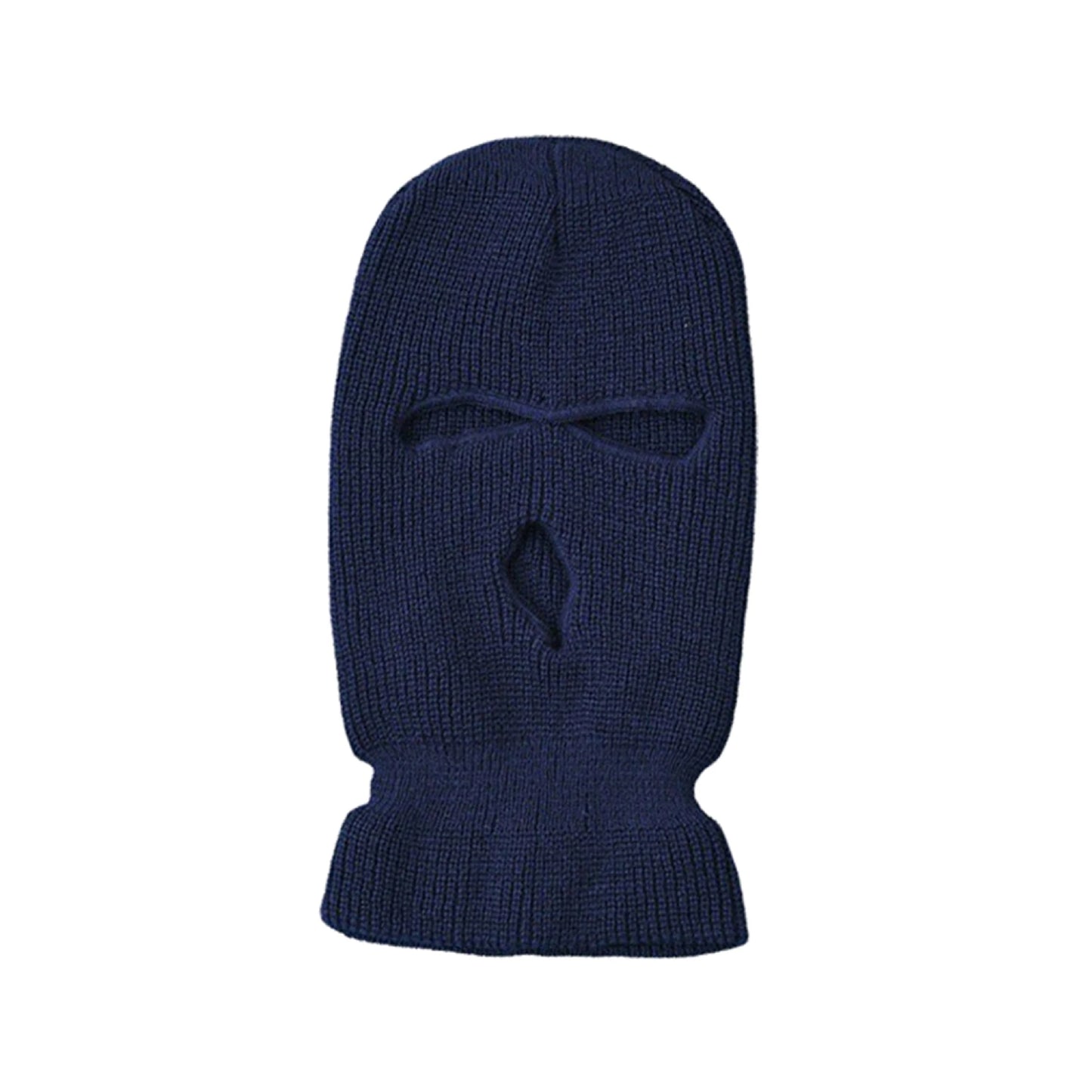 Motorcycle Windproof Full Face Knit Hats Custom Skimask Men Warm Wool Balaclava Embroidery Winter Hats Knitted 3 Holes Ski Mask