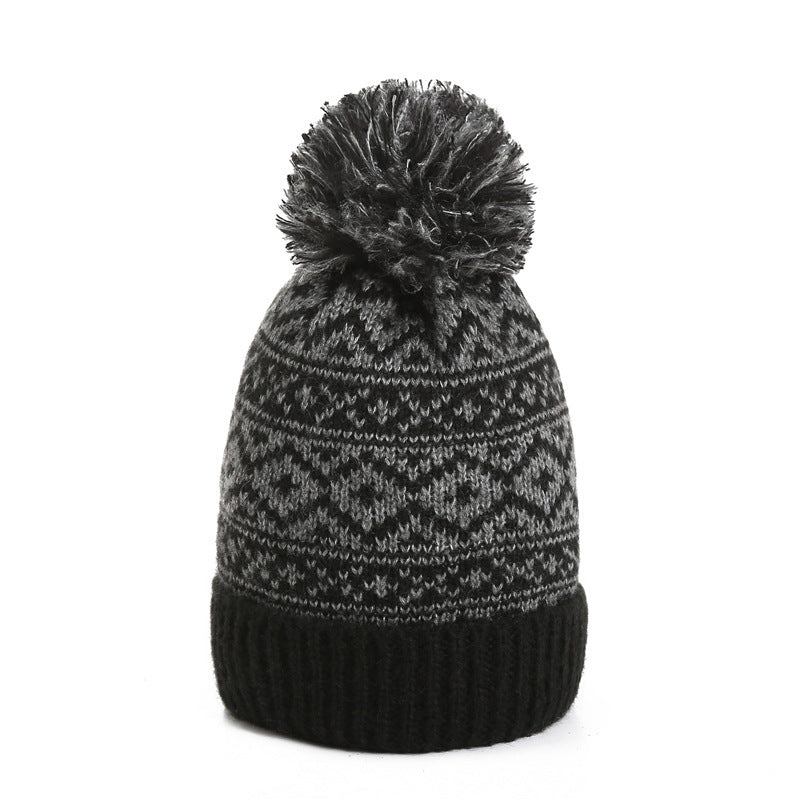 Wool Knitted Hat Female Korean Version Sweet