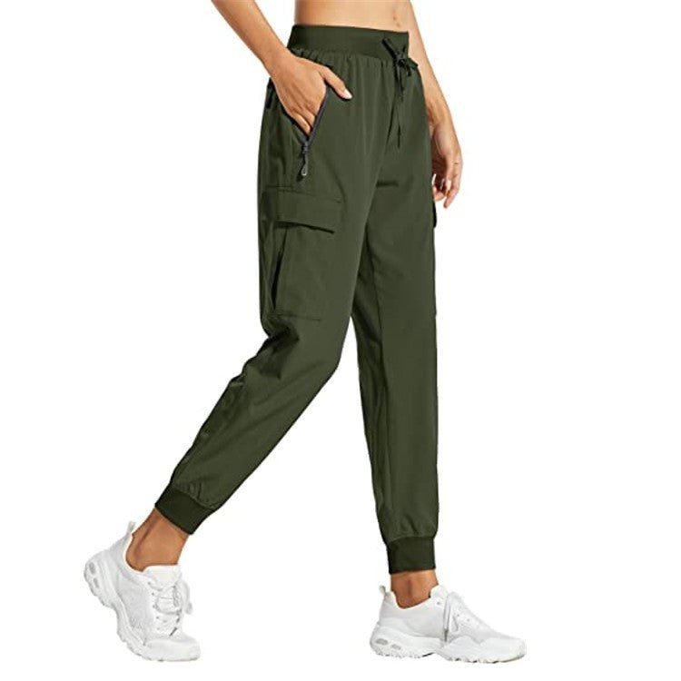 Women's Workwear Jogger Pants Nylon Quick-drying Climbing Pants Sports Fitness Outdoor Casual