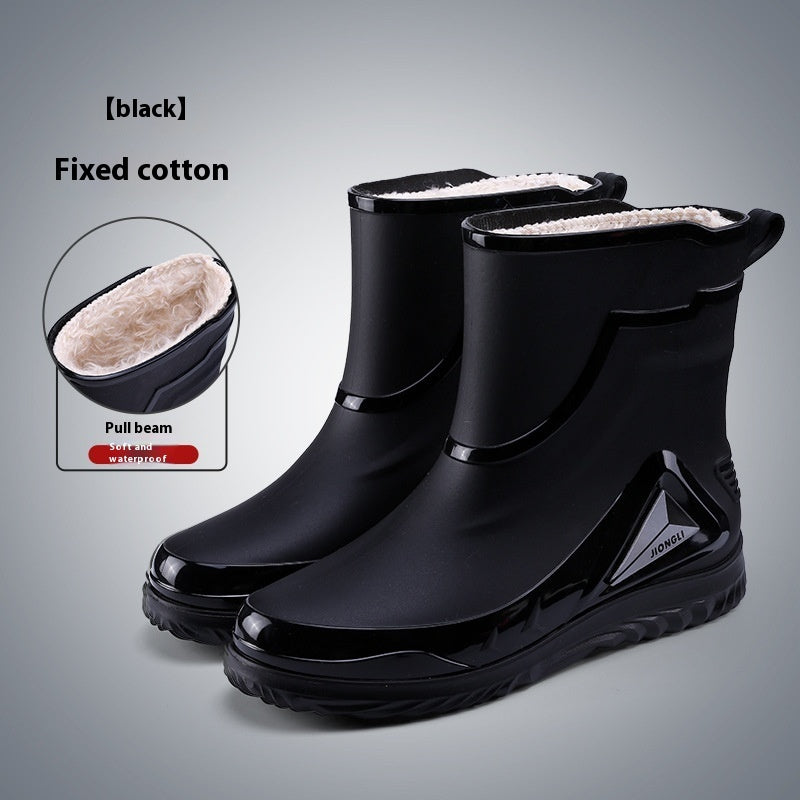 Closed Waterproof Shoes Outdoor Rubber Boots