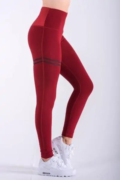 Fitness-Leggings mit hoher Taille