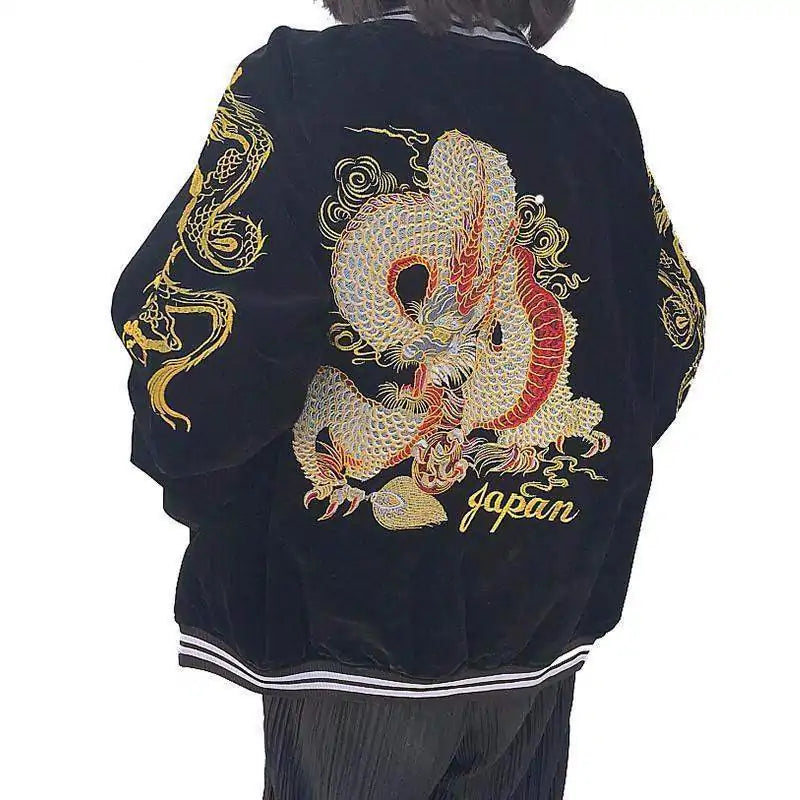 Japan Dragon Bomber Jacket