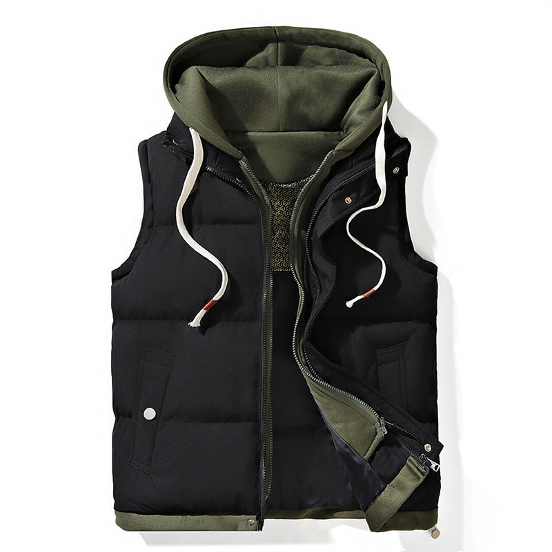 Autumn And Winter Casual All-matching Loose Vest Cotton-padded Coat