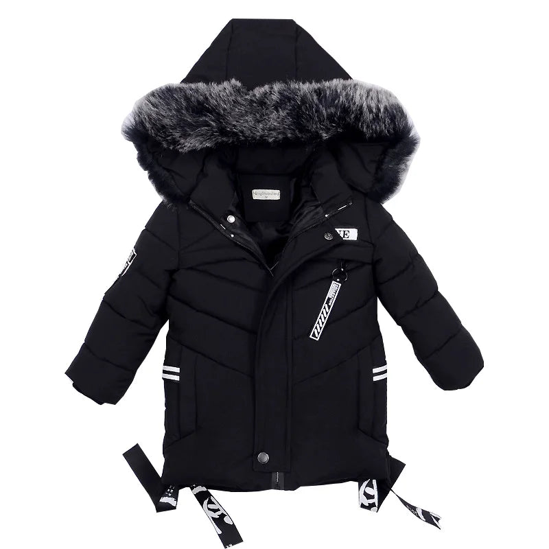 Baby Boys Jacket Autumn Winter Jacket for Boys Children Jacket Kids Hooded Warm Outerwear Coat for Boy Clothes 2 3 4 5 Year