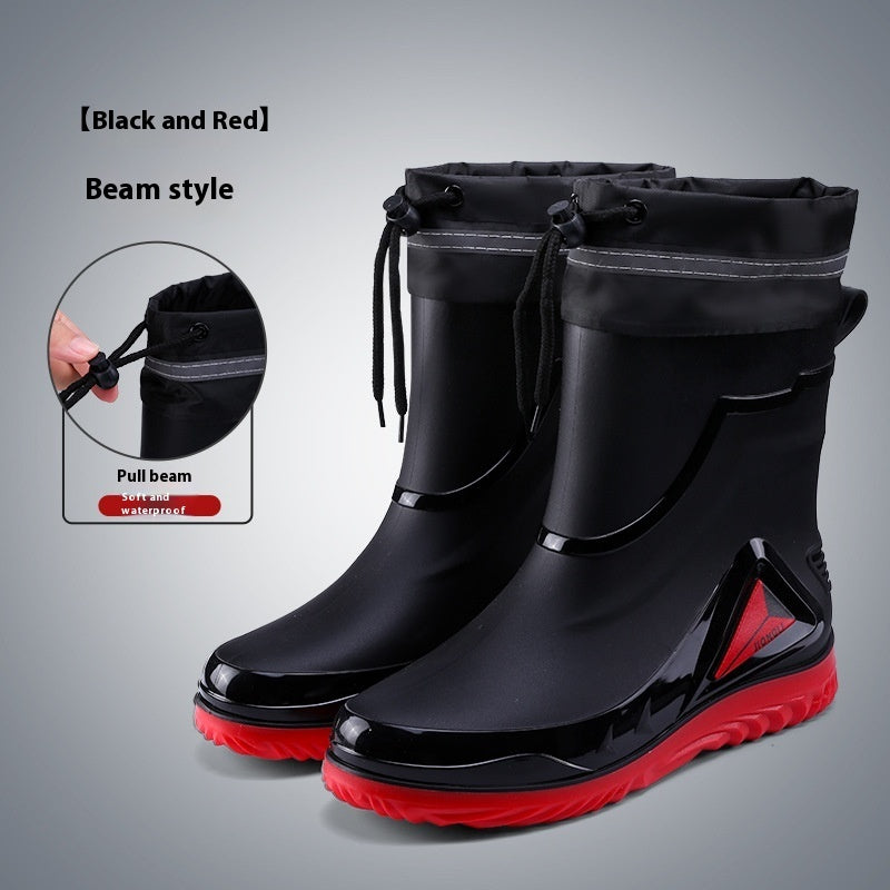 Closed Waterproof Shoes Outdoor Rubber Boots