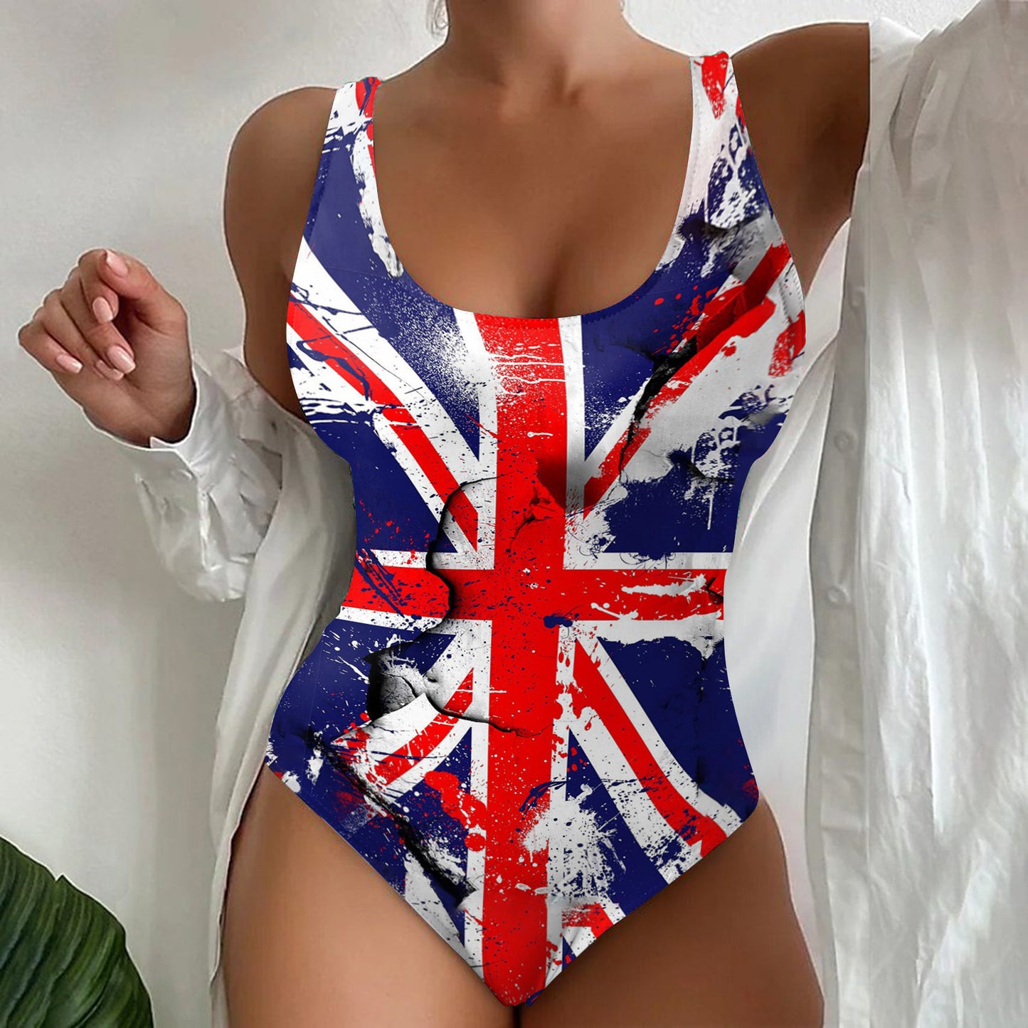 Creative 3D Printing Women's Bikini One-piece Swimsuit