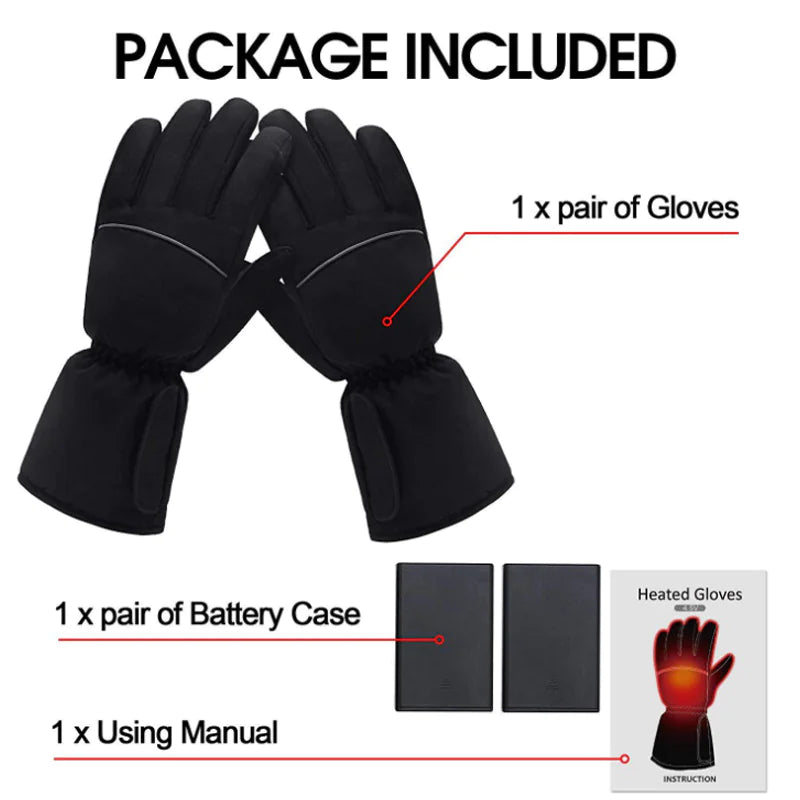 Heated Winter Gloves with Temperature Control