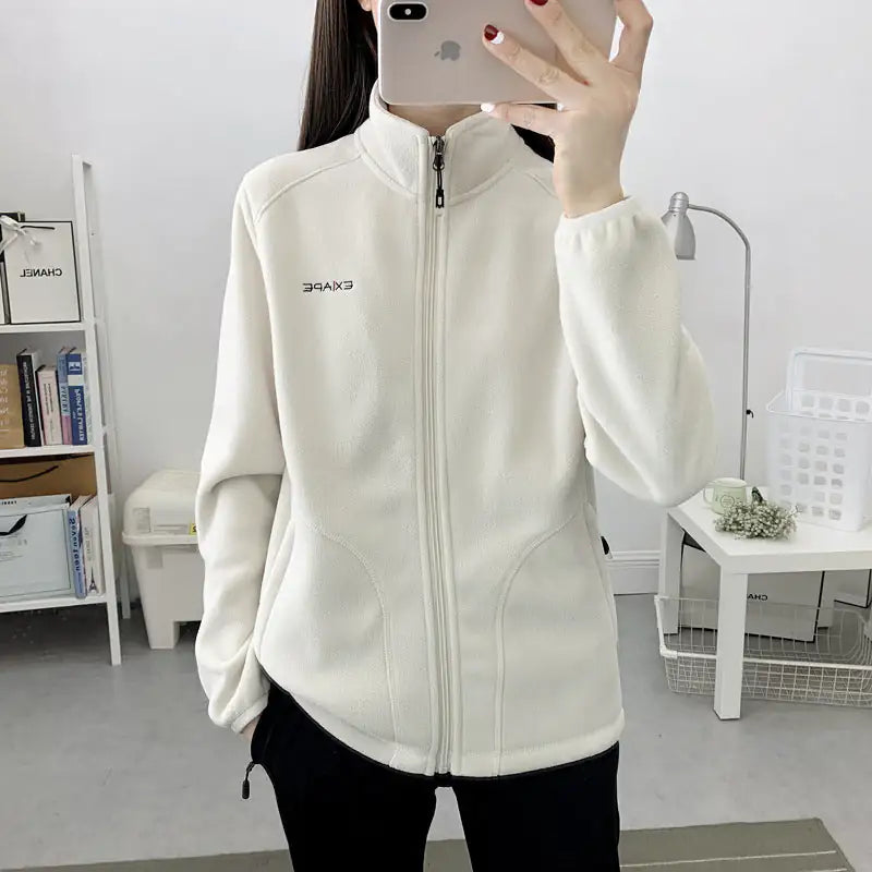 Casual Thickening Polar Fleece Shell Jacket