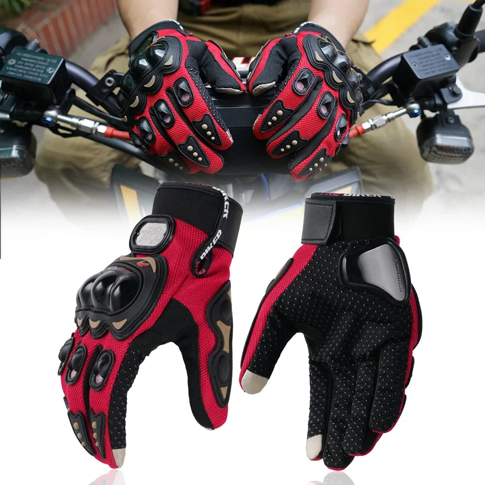 Touchscreen-Motorrad-Rennhandschuhe