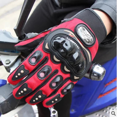 Touchscreen-Motorrad-Rennhandschuhe