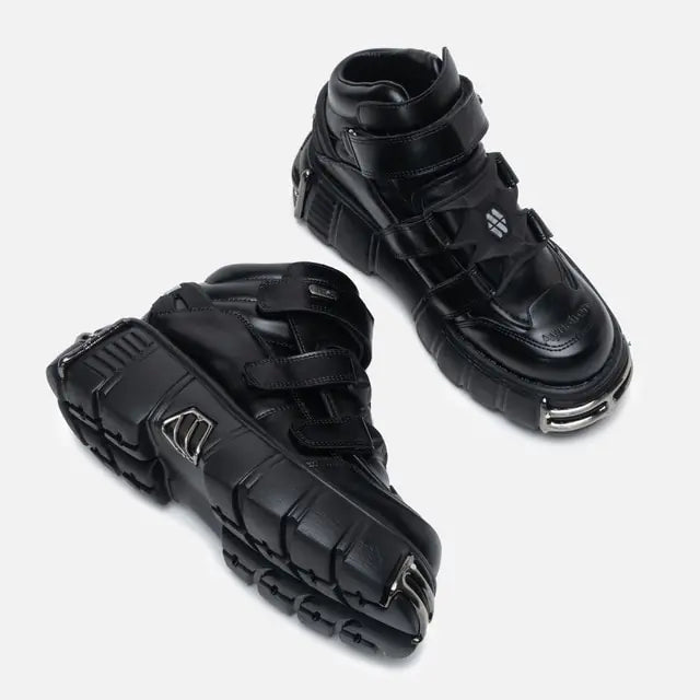 U-DOUBLE Marke Punk Stil Frauen Schuhe