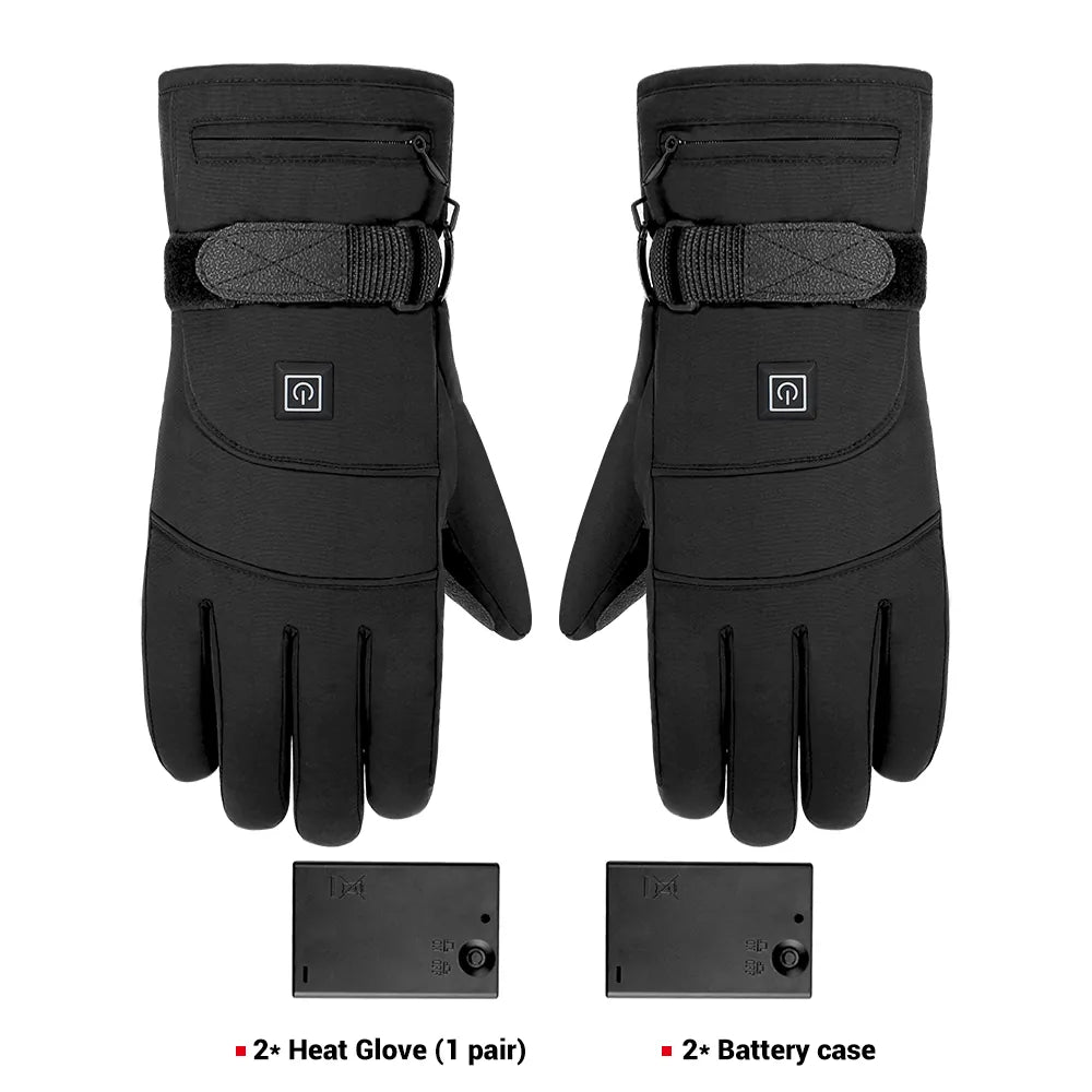 Motorradhandschuhe wasserdicht beheizt Guantes