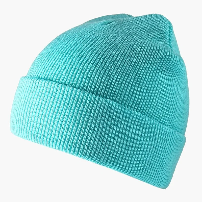 Ribbed Knitted Fisherman Beanie Hat