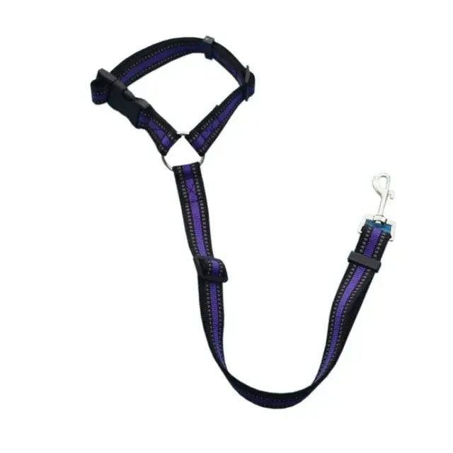 Pet Car Seat Belt & Harness Safety And Style