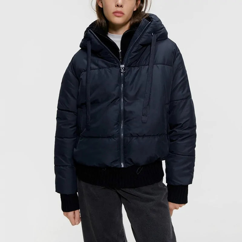 Cotton Padded Jacket Winter Hooded