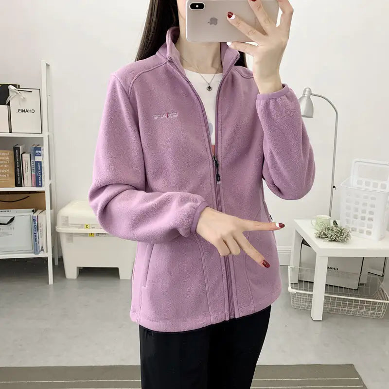 Casual Thickening Polar Fleece Shell Jacket