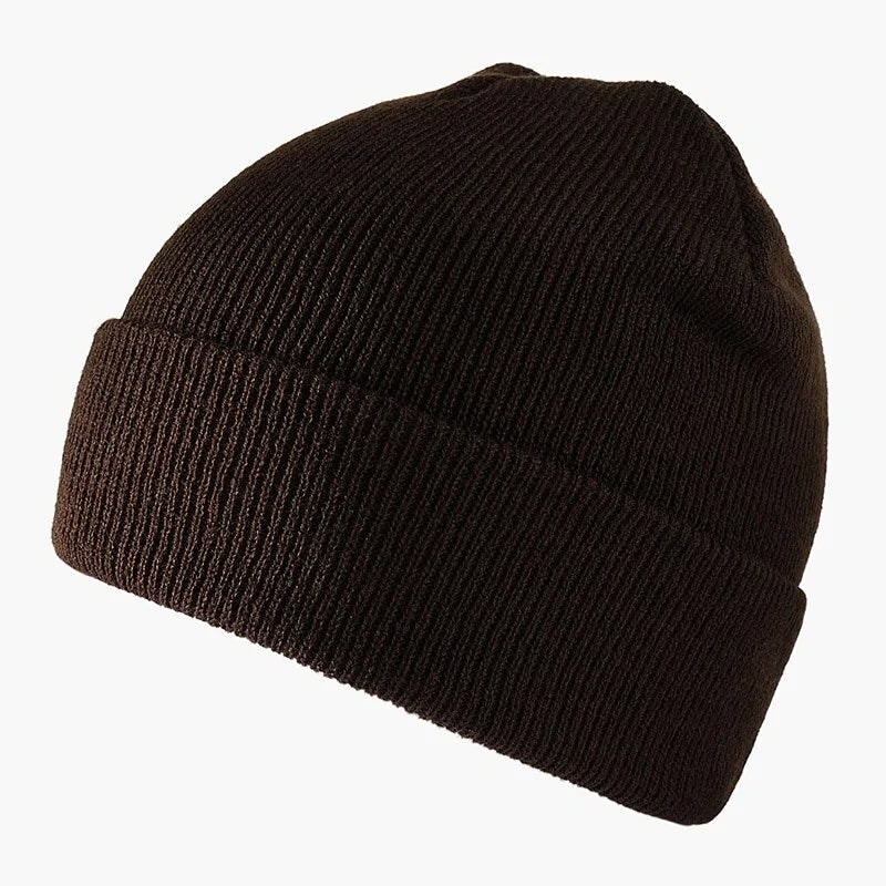 Ribbed Knitted Fisherman Beanie Hat